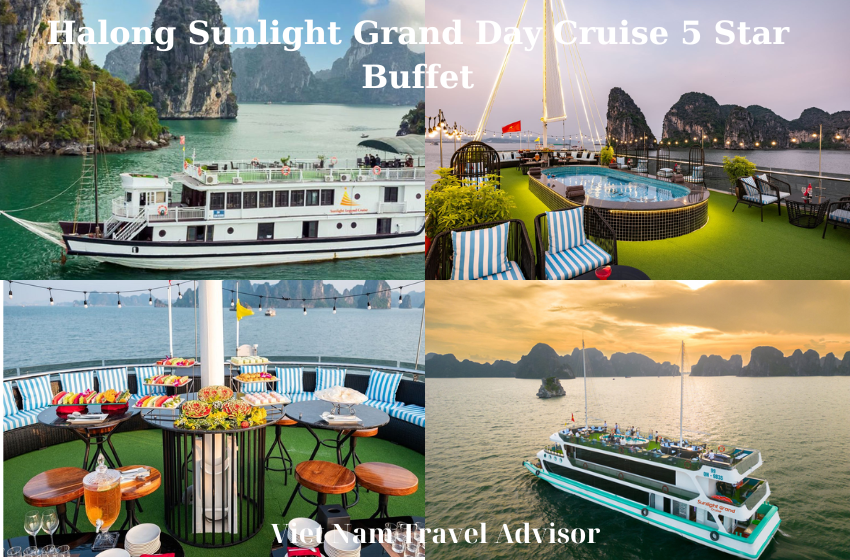 Halong Sunlight Grand Day Cruise 5 Star Buffet